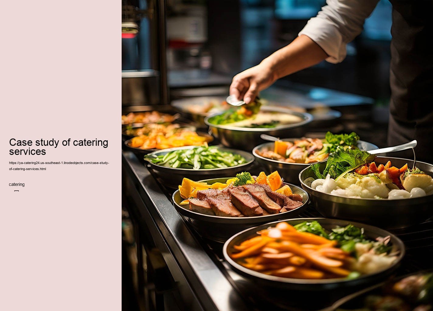 Case study of catering services